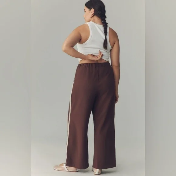 NWT! Anthropologie Maeve Pull-On Track Pants - XL Reg and Medium Tall 🔮 - Picture 5 of 10